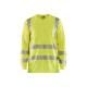 T-shirt de chantier haute-visibilité anti-UV à manches longues - Blaklader - 3385 - Jaune fluo
