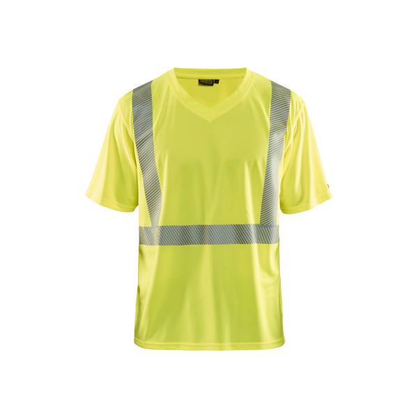T-shirt de chantier haute-visibilité anti-UV - Blaklader - 3386 - Jaune fluo