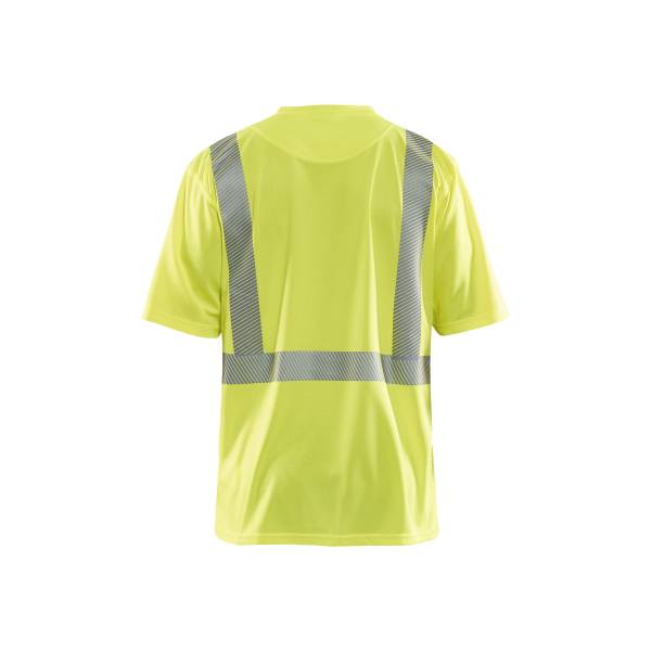 T-shirt de chantier haute-visibilité anti-UV - Blaklader - 3386 - Jaune fluo