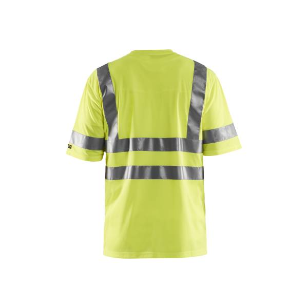 T-shirt de chantier haute-visibilité - Blaklader - 3413 - Jaune fluo