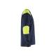 T-shirt de chantier retardant flamme inhérent haute-visibilité Coton - Blaklader - 3457 - Marine/Jaune fluo
