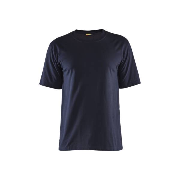 T-shirt de travail retardant flamme en coton - Blaklader - 3482 - Marine