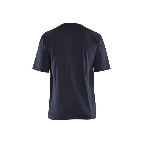 T-shirt de travail retardant flamme en coton - Blaklader - 3482 - Marine