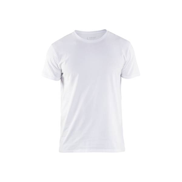 T-shirt de travail extensible Coton - Blaklader - 3533 - Blanc