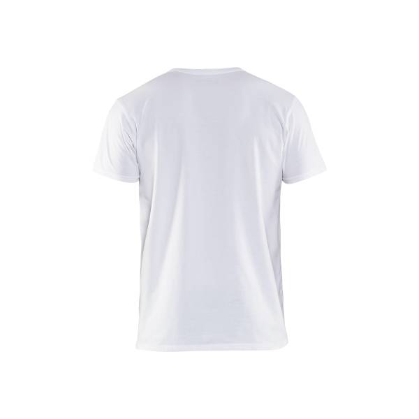 T-shirt de travail extensible Coton - Blaklader - 3533 - Blanc