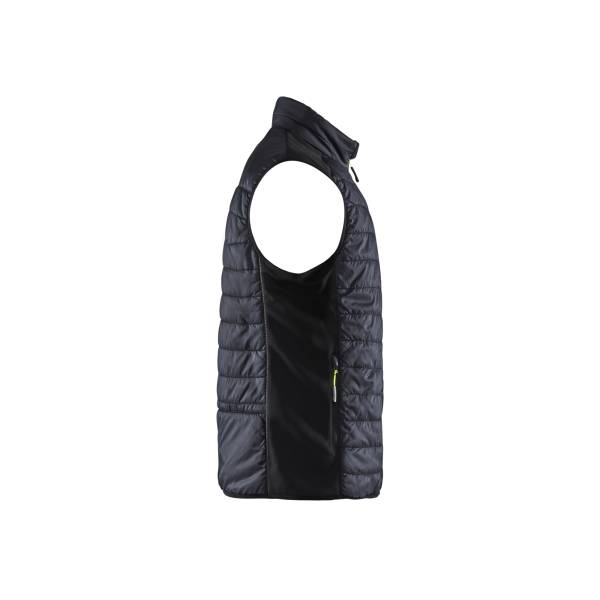 Gilet de travail matelassé hiver Polyamide - Blaklader - 3863 - Noir/Jaune fluo