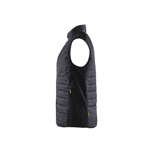 Gilet de travail matelassé femme hiver Polyamide - Blaklader - 3864 - Noir/Jaune fluo