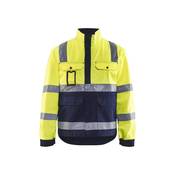 Veste de chantier haute-visibilité - Blaklader - 4023 - Jaune fluo/Marine