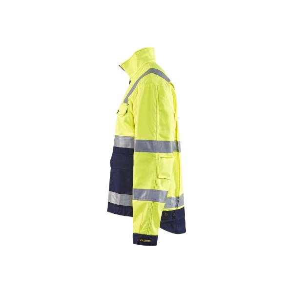 Veste de chantier haute-visibilité - Blaklader - 4023 - Jaune fluo/Marine