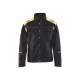 Veste de chantier haute-visibilité été coton - Blaklader - 4095 - Noir/Jaune fluo