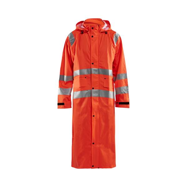 Manteau de pluie de chantier haute-visibilité - Blaklader - 4325 - Orange fluo