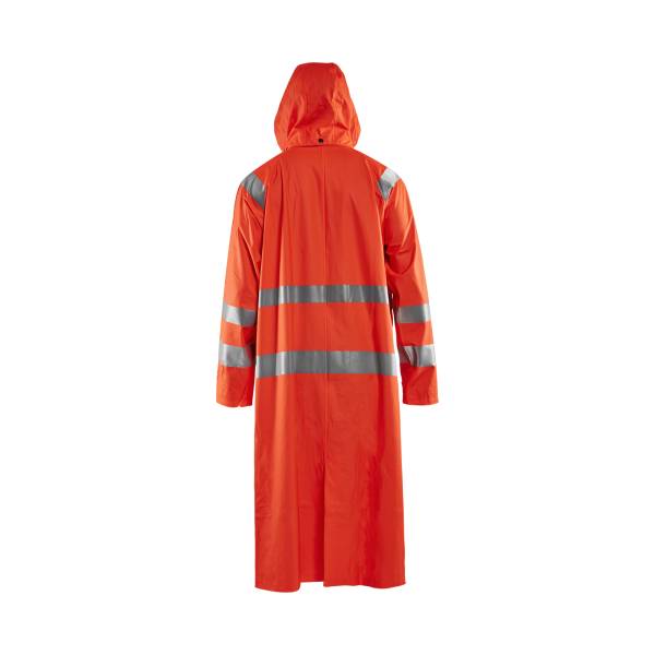 Manteau de pluie de chantier haute-visibilité - Blaklader - 4325 - Orange fluo