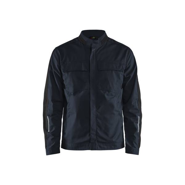 Veste de travail stretch anti-rayures - Blaklader - 4444 - Marine foncé/Noir
