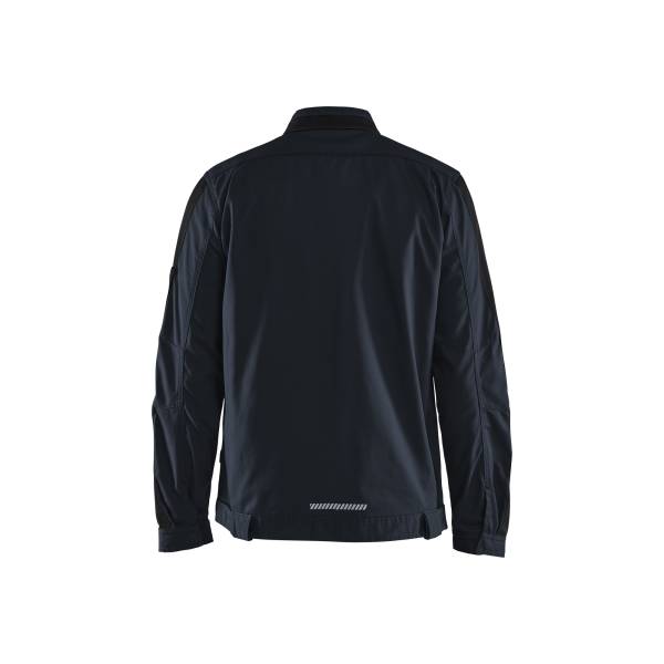 Veste de travail stretch anti-rayures - Blaklader - 4444 - Marine foncé/Noir