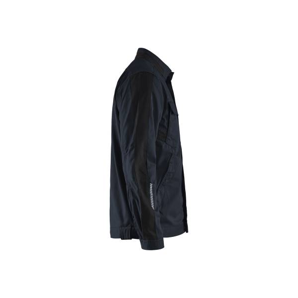 Veste de travail stretch anti-rayures - Blaklader - 4444 - Marine foncé/Noir