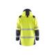 Parka de travail haute-visibilité hiver avec capuche - Blaklader - 4457 - Jaune fluo/Marine