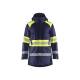 Parka de travail haute-visibilité imperméable hiver - Blaklader - 4485 - Marine/Jaune fluo