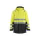 Parka de travail haute-visibilité hiver - Blaklader - 4495 - Jaune fluo/Noir
