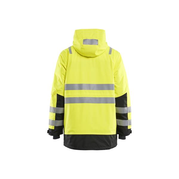 Parka de travail haute-visibilité hiver - Blaklader - 4495 - Jaune fluo/Noir