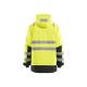 Parka de travail haute-visibilité hiver - Blaklader - 4495 - Jaune fluo/Noir