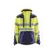 Veste hardshell haute-visibilité - Blaklader - 4496 - Jaune fluo/Marine