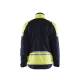 Veste de travail retardant flamme ATEX MULTINORMES INHERENT Steel Cotonpoly - Blaklader - 4505 - Marine/Jaune fluo