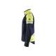 Veste de travail retardant flamme ATEX MULTINORMES INHERENT Steel Cotonpoly - Blaklader - 4505 - Marine/Jaune fluo
