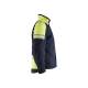 Veste de chantier ATEX MULTINORMES INHERENT hiver Steel - Blaklader - 4515 - Marine/Jaune fluo