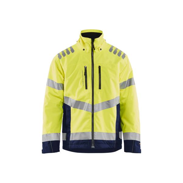 Veste de chantier haute-visibilité hiver - Blaklader - 4780 - Jaune fluo/Marine