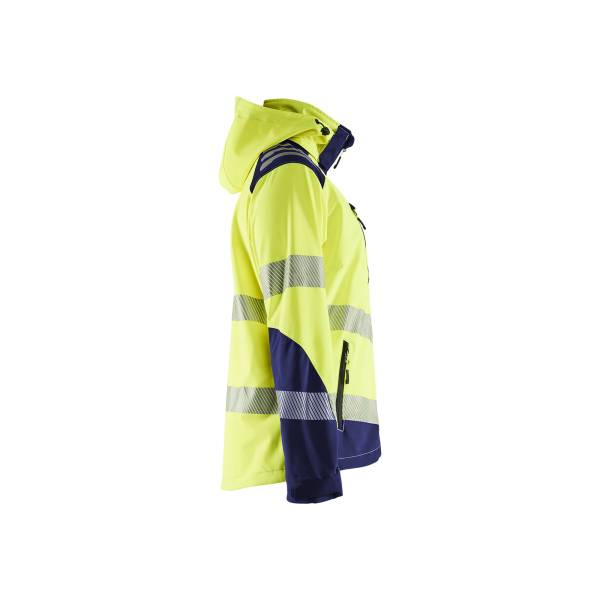 Veste softshell haute-visibilité femme - Blaklader - 4791 - Jaune fluo/Marine