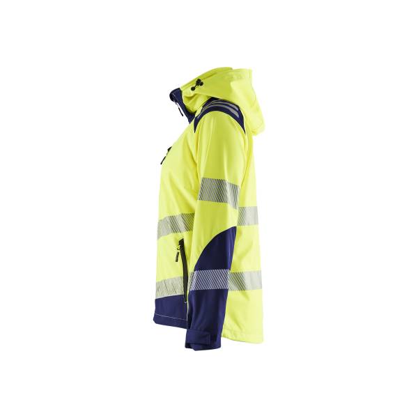 Veste softshell haute-visibilité femme - Blaklader - 4791 - Jaune fluo/Marine