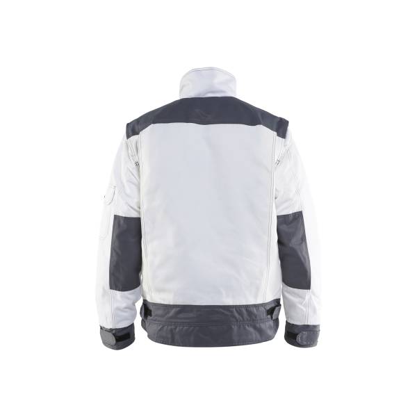 Veste de travail hiver Polycotton - Blaklader - 4865 - Blanc/Gris clair
