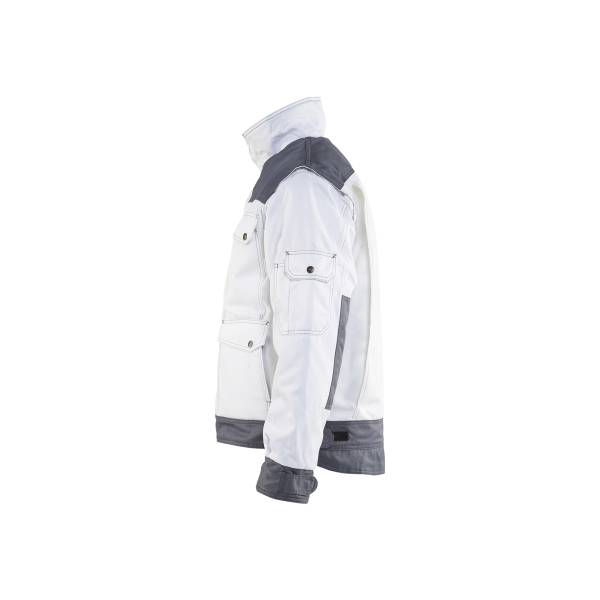 Veste de travail hiver Polycotton - Blaklader - 4865 - Blanc/Gris clair