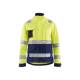Veste de chantier haute-visibilité femme Polycoton - Blaklader - 4903 - Jaune fluo/Marine