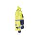 Veste de chantier haute-visibilité femme Polycoton - Blaklader - 4903 - Jaune fluo/Marine
