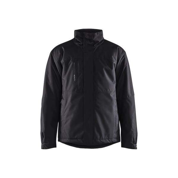Veste de chantier hiver respirante imperméable doublée - Blaklader - 4918 - Noir/gris foncé