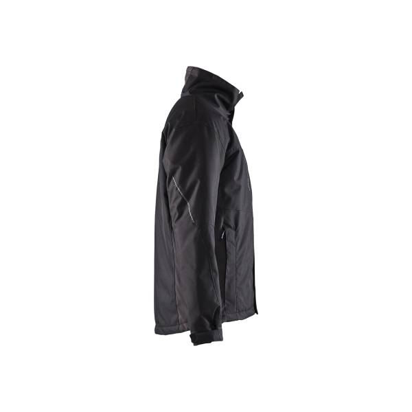 Veste de chantier hiver respirante imperméable doublée - Blaklader - 4918 - Noir/gris foncé