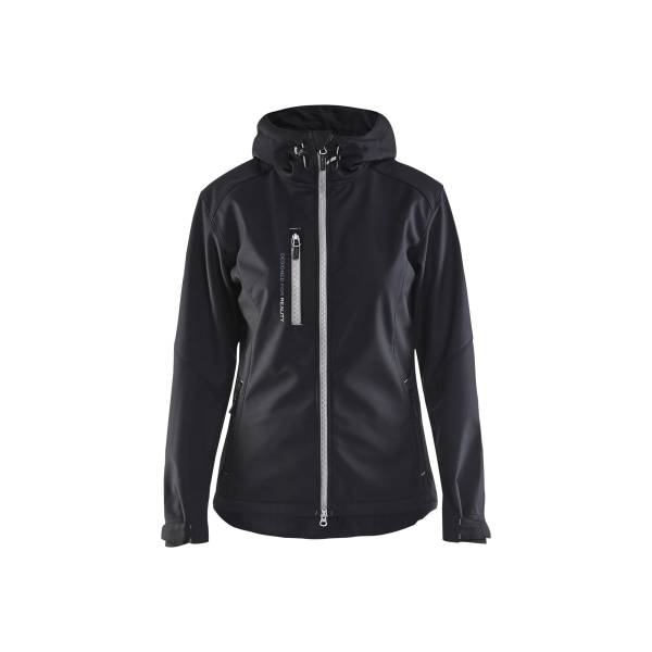 Veste softshell femme - Blaklader - 4919 - Noir/Gris clair