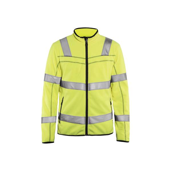 Veste de travail micropolaire haute-visibilité - Blaklader - 4941 - Jaune fluo