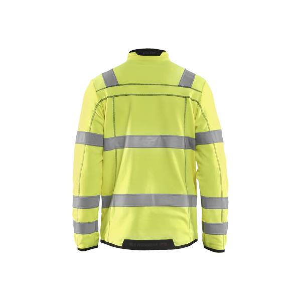 Veste de travail micropolaire haute-visibilité - Blaklader - 4941 - Jaune fluo
