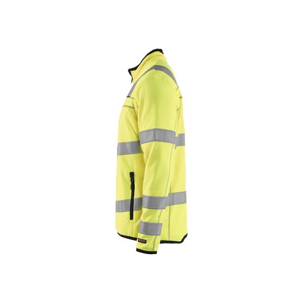 Veste de travail micropolaire haute-visibilité - Blaklader - 4941 - Jaune fluo