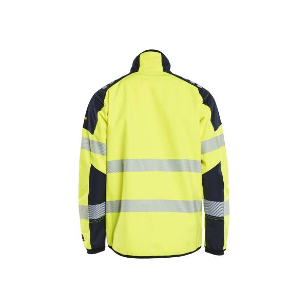 Veste Softshell ATEX MULTINORMES Haute-Visibilité Ignifugé Coton - Blaklader - 4948 - Jaune fluo/Marine