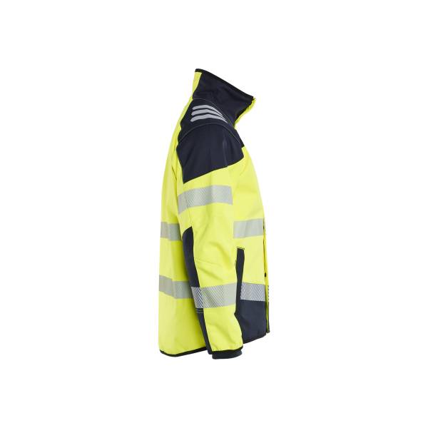 Veste Softshell ATEX MULTINORMES Haute-Visibilité Ignifugé Coton - Blaklader - 4948 - Jaune fluo/Marine