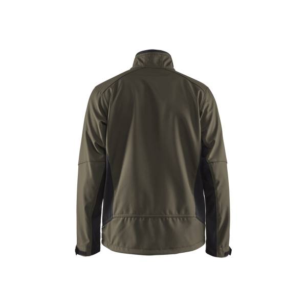 Veste Softshell - Blaklader - 4950 - Vert Kaki/Noir