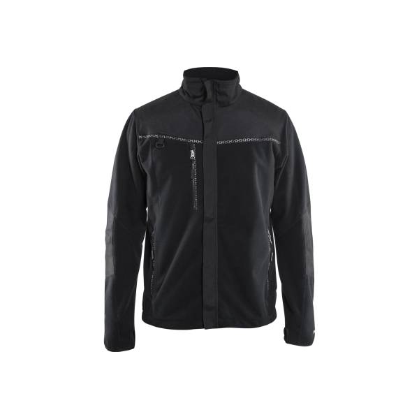 Veste de travail polaire coupe-vent - Blaklader - 4955 - Noir