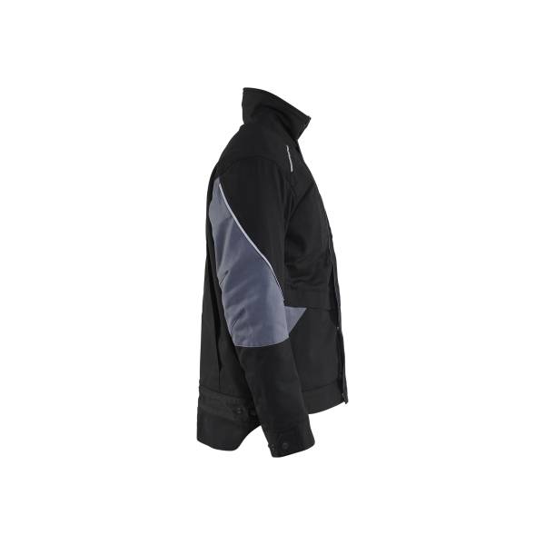 Veste de chantier retardant flamme hiver Cotonpoly - Blaklader - 4961 - Noir/Gris clair