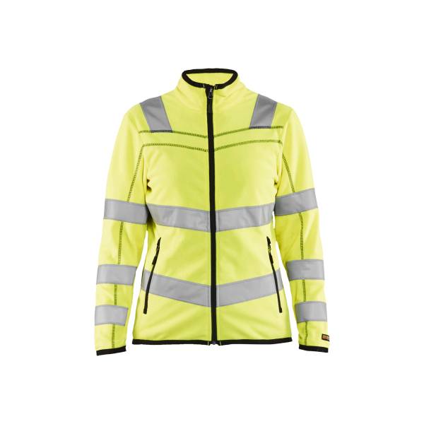 Veste de travail micropolaire haute-visibilité femme - Blaklader - 4966 - Jaune fluo