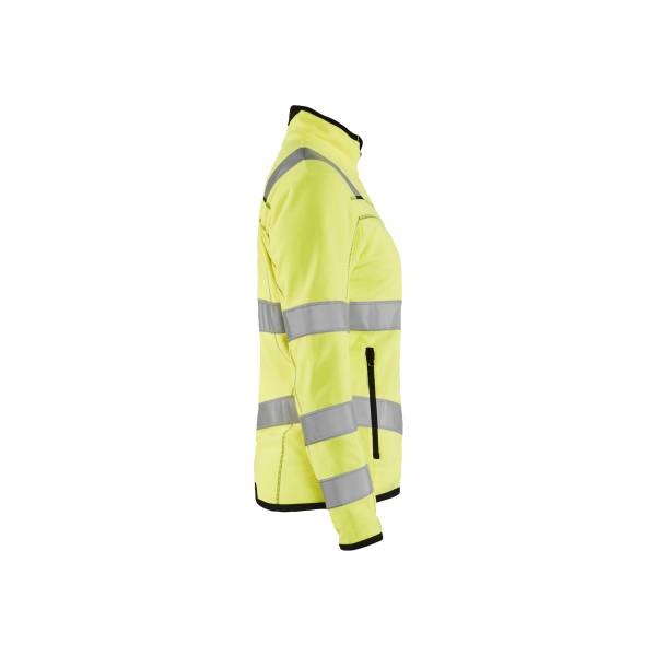 Veste de travail micropolaire haute-visibilité femme - Blaklader - 4966 - Jaune fluo