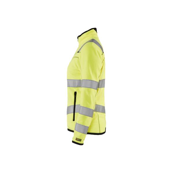 Veste de travail micropolaire haute-visibilité femme - Blaklader - 4966 - Jaune fluo