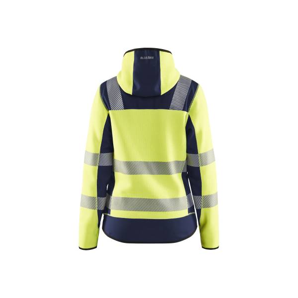 Veste de travail haute-visibilité femme - Blaklader - 4967 - Jaune fluo/Marine